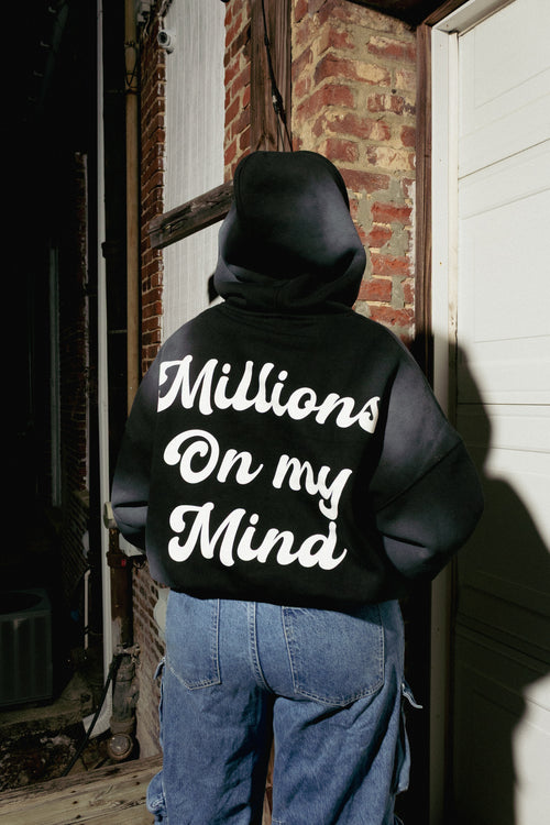 RICH MIND | BLACK HOODIE