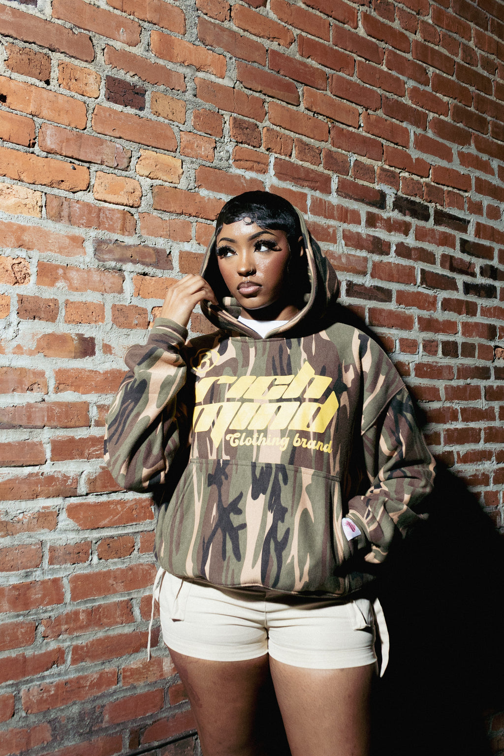 RICH MIND | CAMO HOODIE