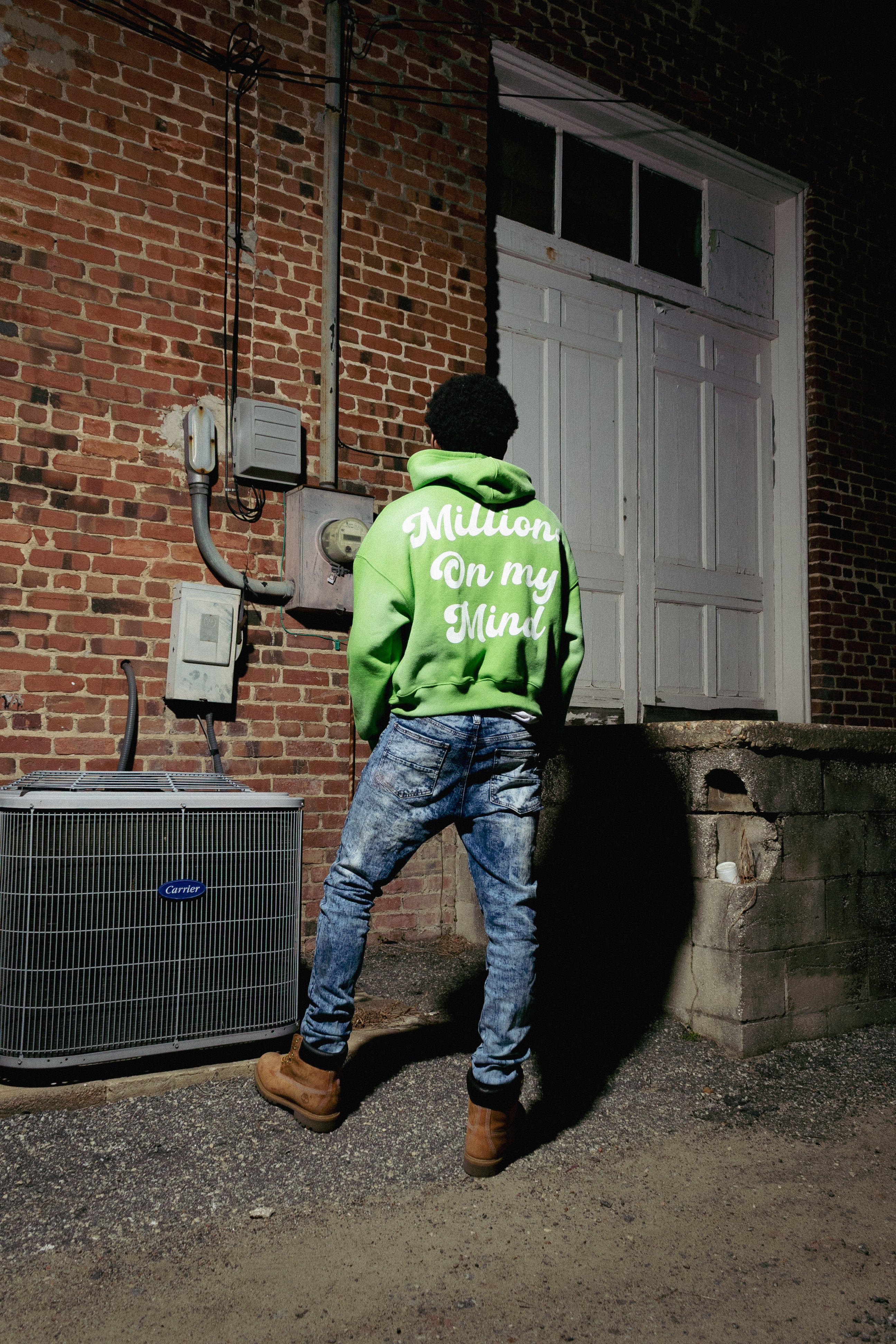 RICH MIND | GREEN HOODIE