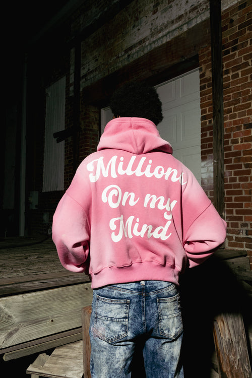 RICH MIND | PINK HOODIE